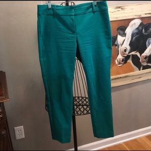 WHBM Green ankle slacks